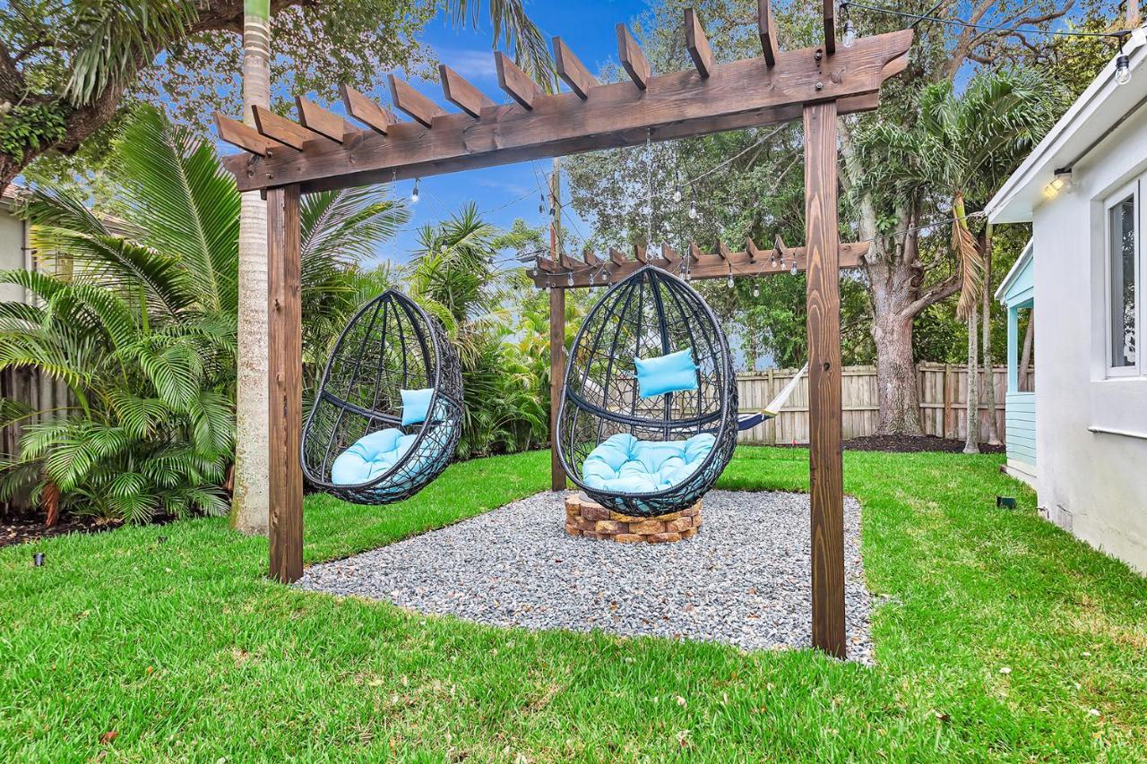 Welcome To Paradise! Secluded 4 Bed, 3 Bath, Pool 劳德代尔堡 外观 照片