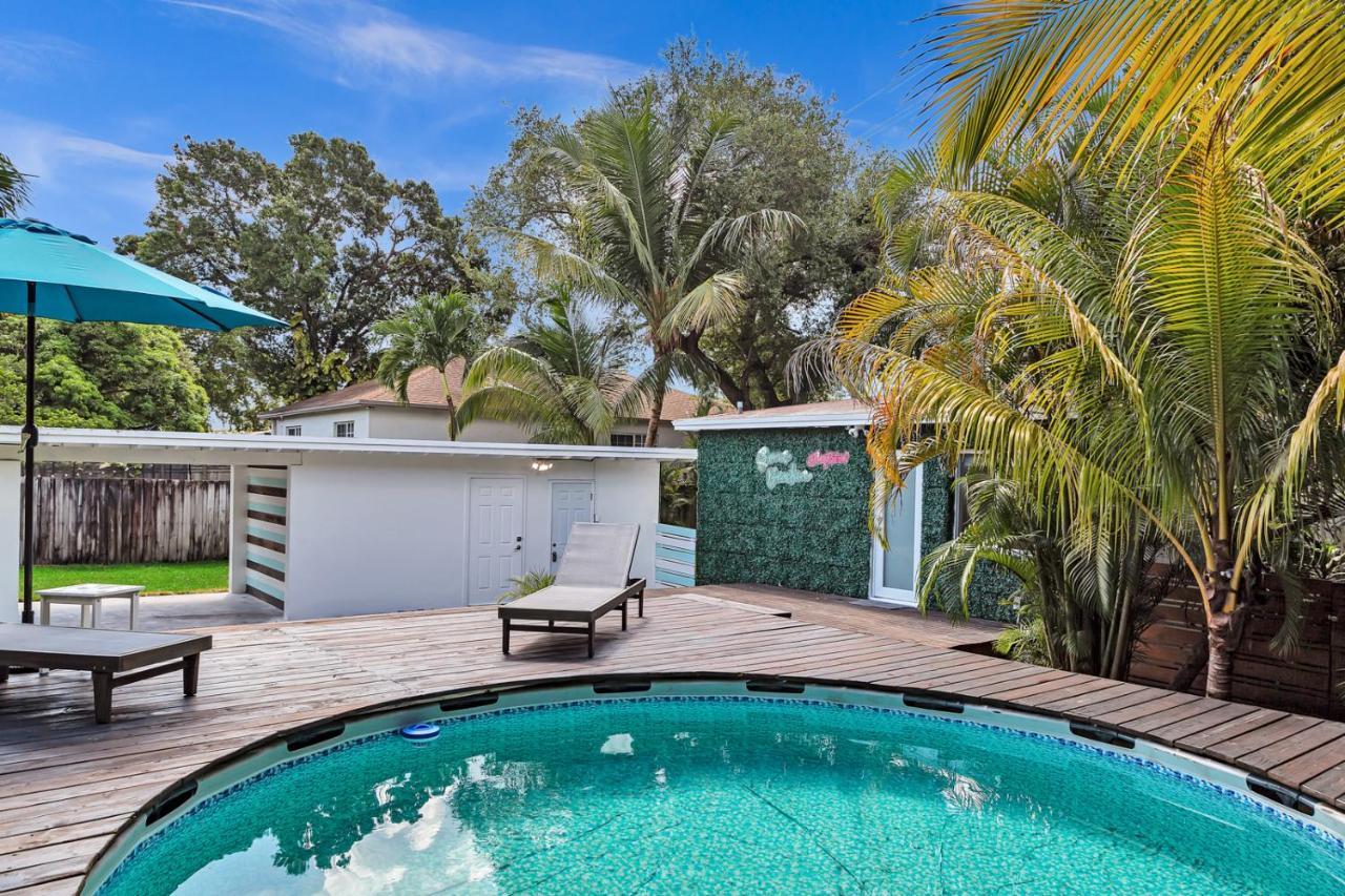 Welcome To Paradise! Secluded 4 Bed, 3 Bath, Pool 劳德代尔堡 外观 照片